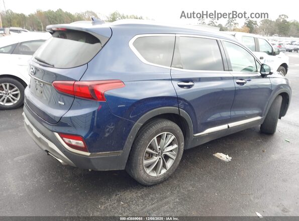 5NMS5CAD7LH152956 2020 HYUNDAI SANTA FE Dark Blue Задняя правая четверть