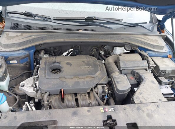 5NMS5CAD7LH152956 2020 HYUNDAI SANTA FE Dark Blue Вид сзади