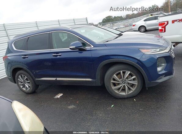 5NMS5CAD7LH152956 2020 HYUNDAI SANTA FE Dark Blue Вид щитка приборов