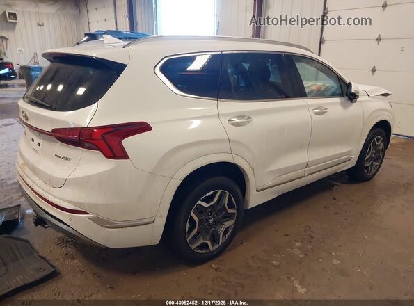 5NMS5DAL0MH321777 2021 HYUNDAI SANTA FE CALLIGRAPHY White Trasero derecho