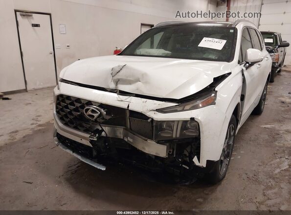 5NMS5DAL0MH321777 2021 HYUNDAI SANTA FE CALLIGRAPHY White Vista frontal