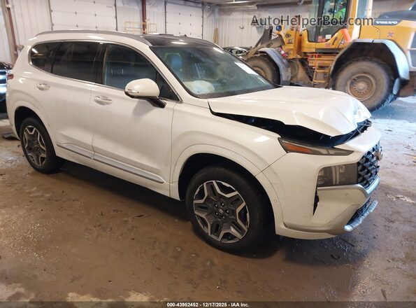 5NMS5DAL0MH321777 2021 HYUNDAI SANTA FE CALLIGRAPHY White Delantero derecho