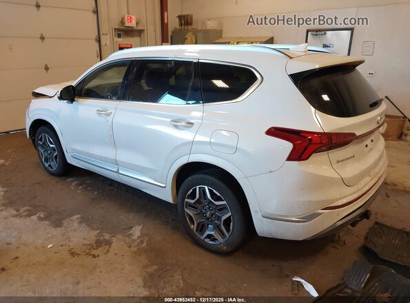 5NMS5DAL0MH321777 2021 HYUNDAI SANTA FE CALLIGRAPHY White Trasero izquierdo