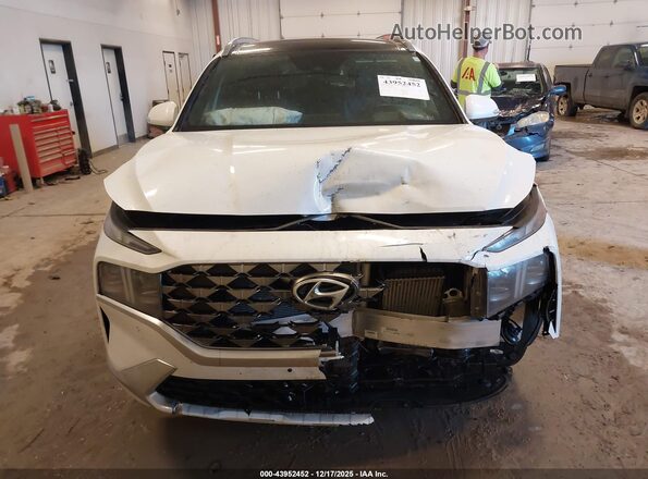 5NMS5DAL0MH321777 2021 HYUNDAI SANTA FE CALLIGRAPHY White Vista del cuadro de instrumentos