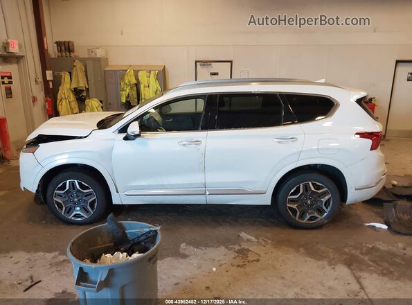 5NMS5DAL0MH321777 2021 HYUNDAI SANTA FE CALLIGRAPHY White Vista interior de 360 grados