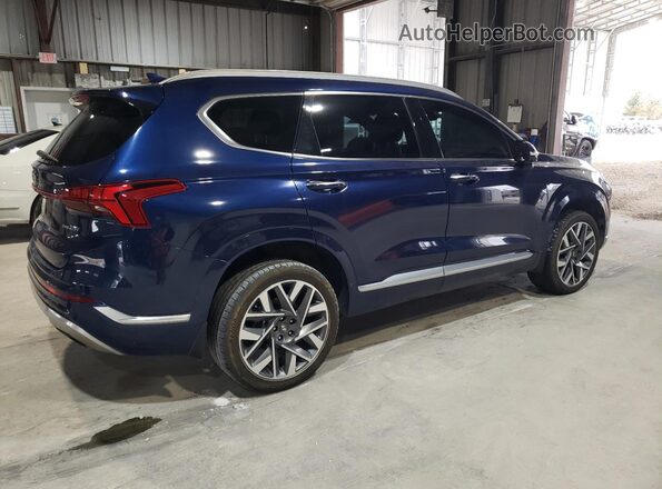 5NMS5DAL1MH350057 2021 HYUNDAI SANTA FE CALLIGRAPHY Blue Tył prawy
