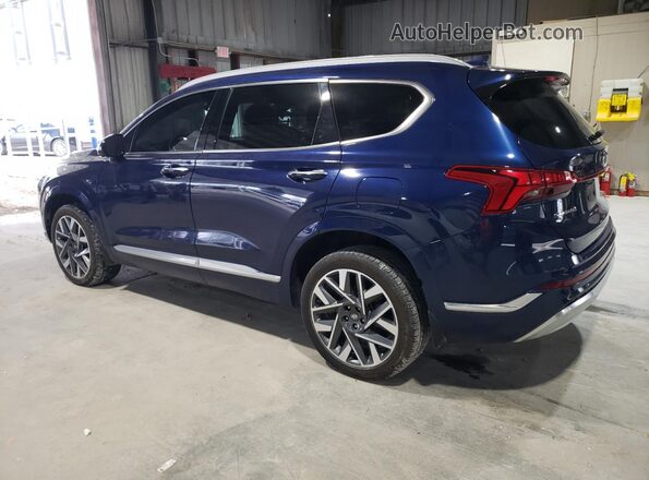 5NMS5DAL1MH350057 2021 HYUNDAI SANTA FE CALLIGRAPHY Blue Tył lewy