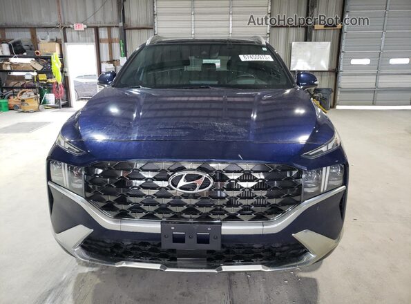5NMS5DAL1MH350057 2021 HYUNDAI SANTA FE CALLIGRAPHY Blue Widok z przodu