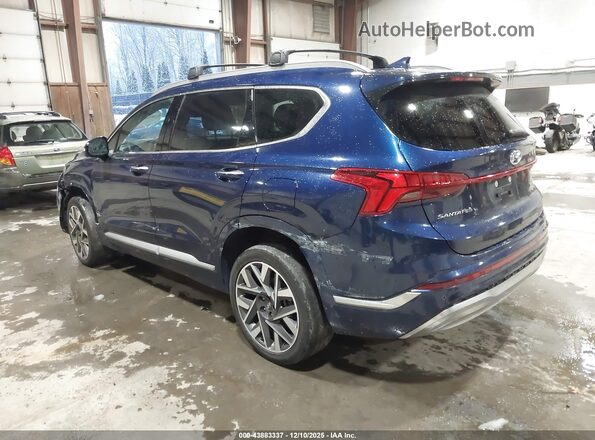 5NMS5DAL2NH480303 2022 HYUNDAI SANTA FE CALLIGRAPHY Blue უკანა მარცხენა