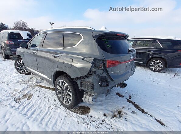 5NMS5DAL3NH426542 2022 HYUNDAI SANTA FE CALLIGRAPHY Gray Rear left
