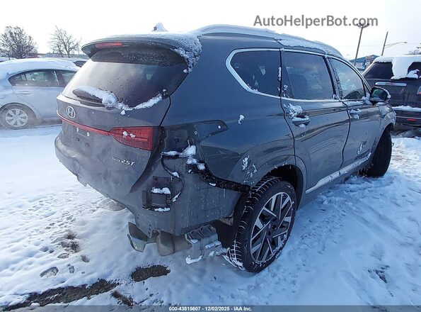5NMS5DAL3NH426542 2022 HYUNDAI SANTA FE CALLIGRAPHY Gray Rear right