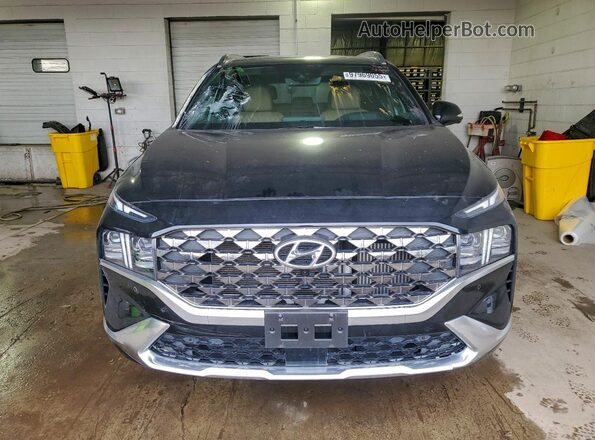 5NMS5DAL9MH317579 2021 HYUNDAI SANTA FE CALLIGRAPHY Black Widok z tyłu