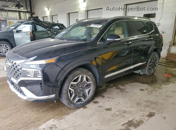 5NMS5DAL9MH317579 2021 HYUNDAI SANTA FE CALLIGRAPHY Black Przód lewy