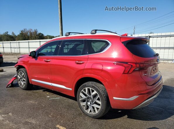5NMS5DAL9PH574407 2023 HYUNDAI SANTA FE CALLIGRAPHY Red Задня ліва чверть