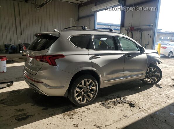 5NMS5DALXMH368962 2021 HYUNDAI SANTA FE CALLIGRAPHY Silver Tył prawy