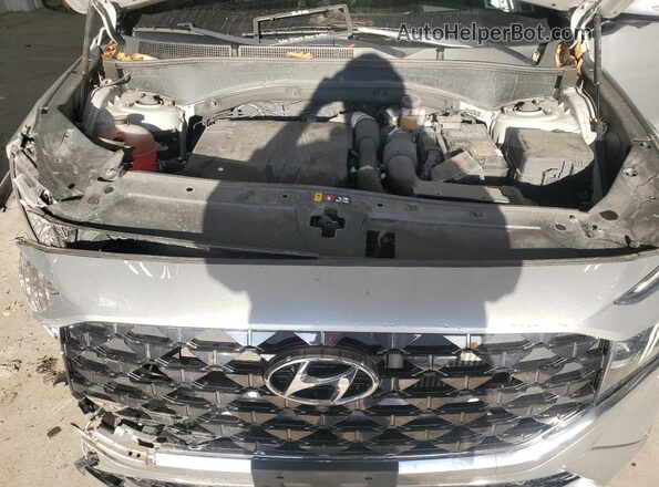 5NMS5DALXMH368962 2021 HYUNDAI SANTA FE CALLIGRAPHY Silver Widok komory silnika