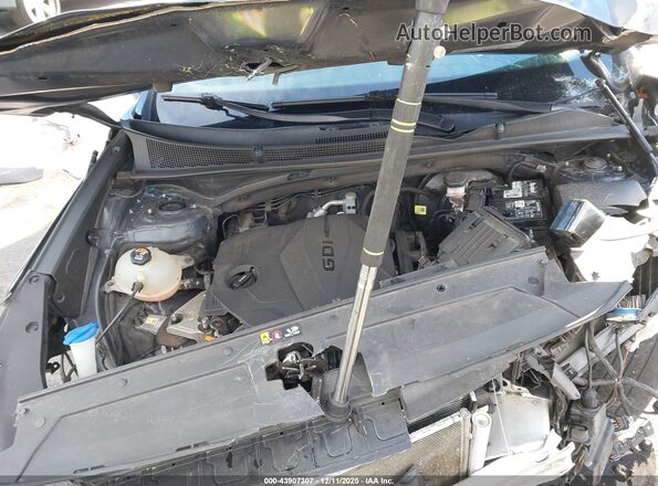5NMS6DAJ9MH370570 2021 HYUNDAI SANTA FE Gray Widok z tyłu