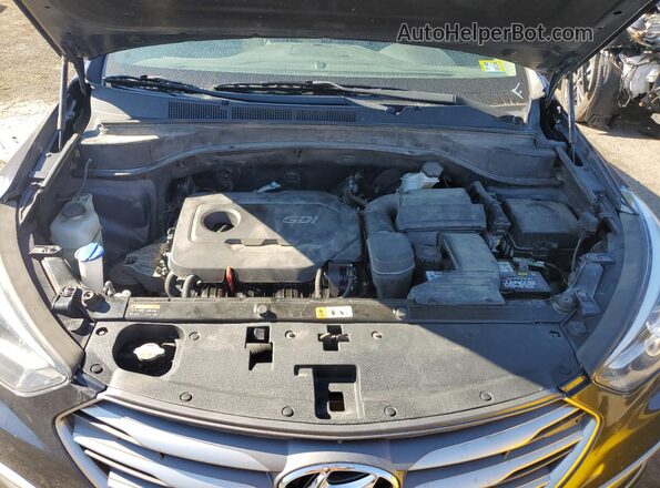 5NMZUDLB7HH035307 2017 HYUNDAI SANTA Синий Вид подкапотного пространства