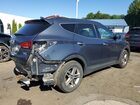 2017 Hyundai Santa Fe Sport Синий vin: 5NMZUDLB7HH035307