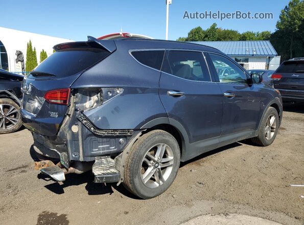 5NMZUDLB7HH035307 2017 HYUNDAI SANTA Синий Задняя правая четверть
