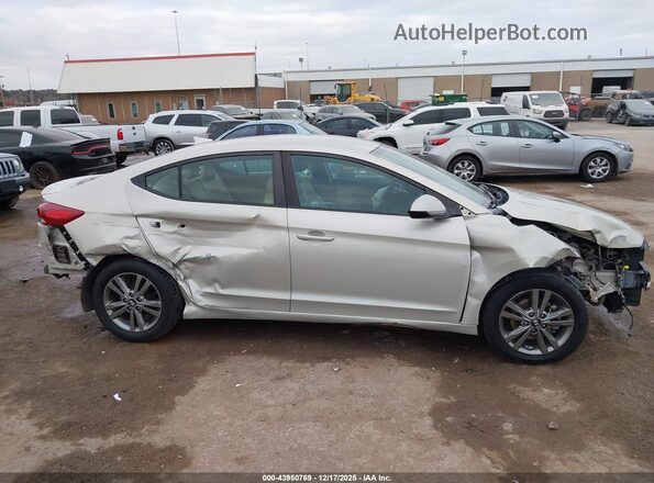 5NPD74LF1HH101700 2017 HYUNDAI ELANTRA Beige Vista del cuadro de instrumentos
