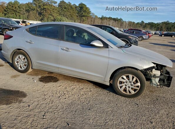 5NPD74LF1KH411854 2019 HYUNDAI ELANTRA Серебряный Передняя правая четверть