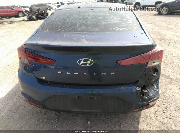 5NPD74LF3KH478729 2019 HYUNDAI ELANTRA Blue 