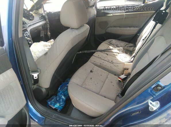 5NPD74LF3KH478729 2019 HYUNDAI ELANTRA Blue Vista de la etiqueta del VIN