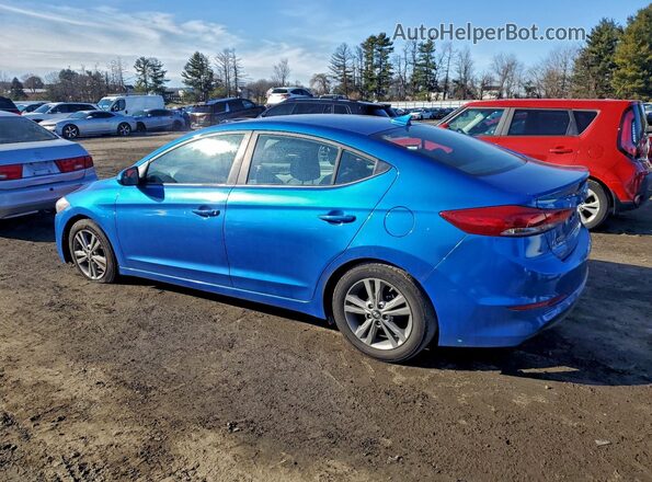 5NPD84LF0HH189250 2017 HYUNDAI ELANTRA Blue Trasero izquierdo