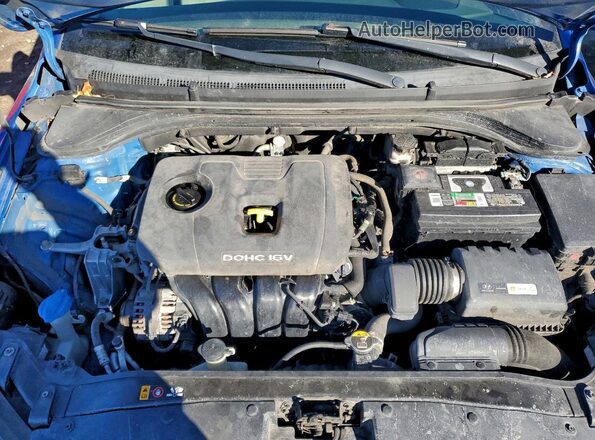 5NPD84LF0HH189250 2017 HYUNDAI ELANTRA Blue Vista interior trasera