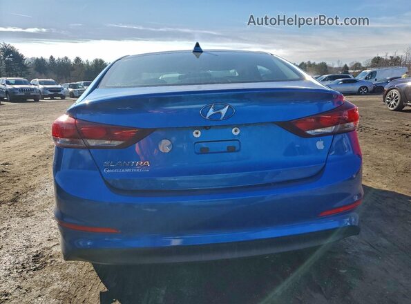 5NPD84LF0HH189250 2017 HYUNDAI ELANTRA Blue Vista trasera