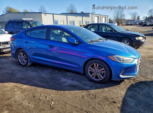 5NPD84LF0HH189250 2017 HYUNDAI ELANTRA Blue Delantero derecho