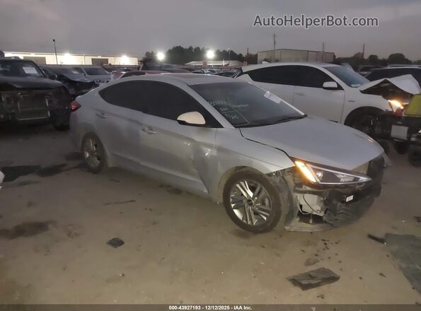 5NPD84LF3KH460647 2019 HYUNDAI ELANTRA Silver Delantero derecho