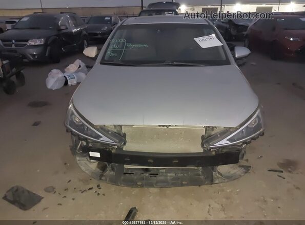5NPD84LF3KH460647 2019 HYUNDAI ELANTRA Silver Vista del cuadro de instrumentos