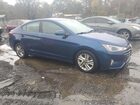 2019 Hyundai Elantra Sel Blue vin: 5NPD84LF4KH404877