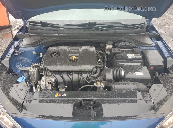 5NPD84LF4KH404877 2019 HYUNDAI ELANTRA Blue Vista interior trasera