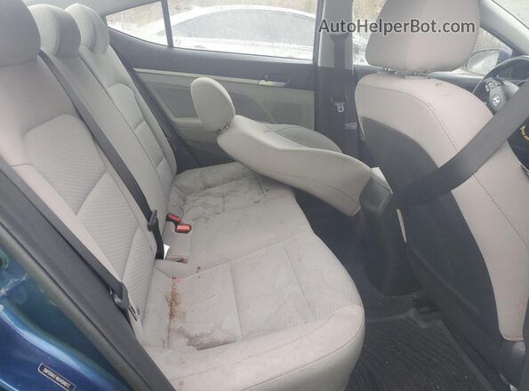 5NPD84LF4KH404877 2019 HYUNDAI ELANTRA Blue Vista de los asientos traseros