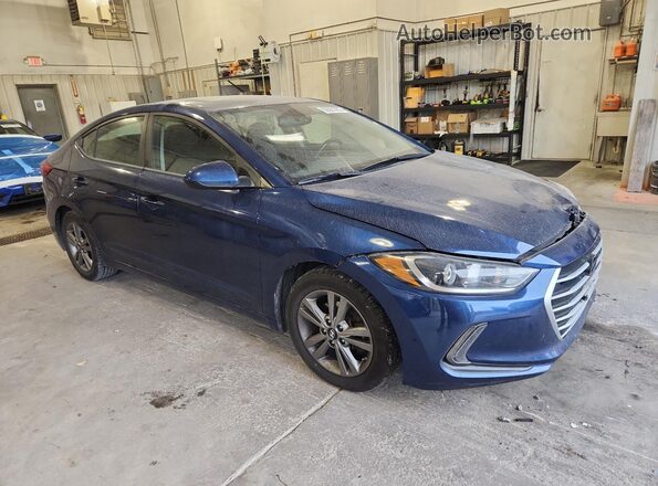 5NPD84LFXHH182905 2017 HYUNDAI ELANTRA Blue Front right