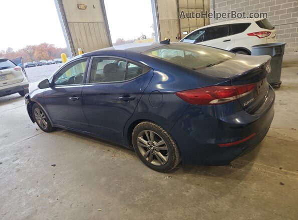 5NPD84LFXHH182905 2017 HYUNDAI ELANTRA Blue Rear left