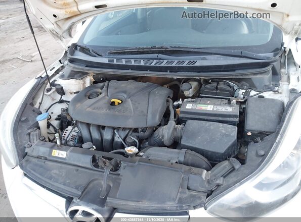 5NPDH4AE4GH660180 2016 HYUNDAI ELANTRA Белый Вид сзади