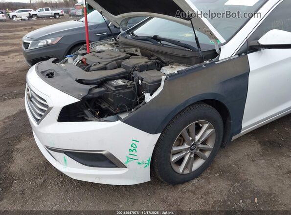 5NPE24AF2GH329189 2016 HYUNDAI SONATA Белый Вид спереди