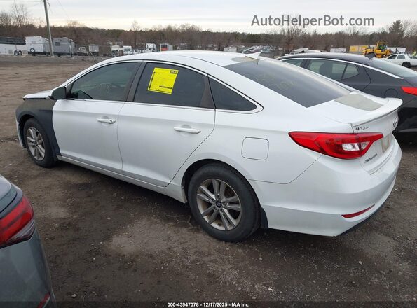 5NPE24AF2GH329189 2016 HYUNDAI SONATA Белый Задняя левая четверть