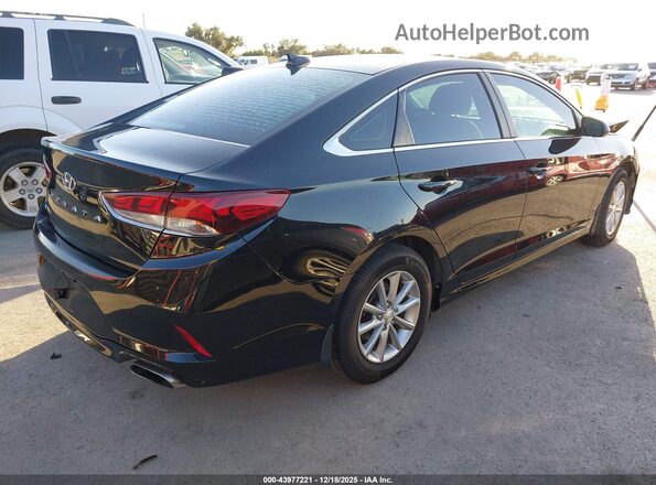 5NPE24AF2JH629953 2018 HYUNDAI SONATA Черный Задняя правая четверть