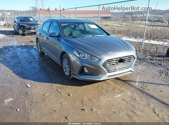 5NPE24AF2JH706496 2018 HYUNDAI SONATA Gray Передня права чверть