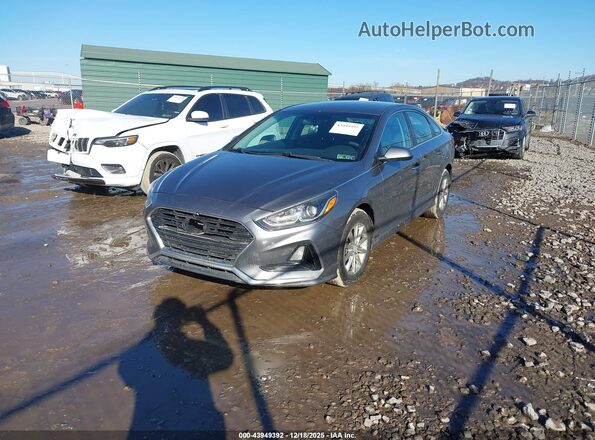 5NPE24AF2JH706496 2018 HYUNDAI SONATA Gray Передня ліва чверть