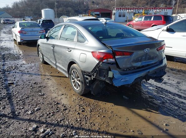 5NPE24AF2JH706496 2018 HYUNDAI SONATA Gray Задня ліва чверть