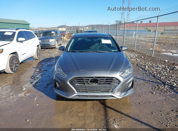5NPE24AF2JH706496 2018 HYUNDAI SONATA Gray Вид щитка приладів