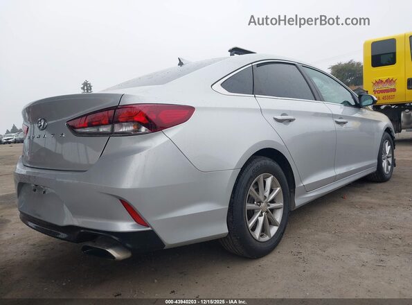 5NPE24AF5JH681321 2018 HYUNDAI SONATA Серебряный Задняя правая четверть