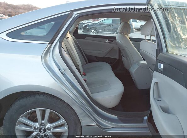 5NPE24AF7HH466484 2017 HYUNDAI SONATA Light Blue Вид наклейки с VIN-кодом