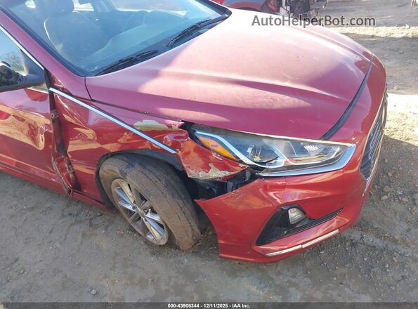 5NPE24AFXJH640196 2018 HYUNDAI SONATA Red Vista frontal